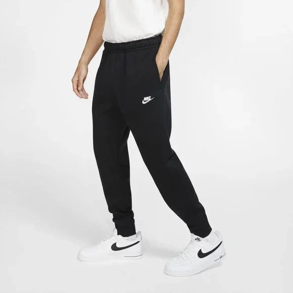 Nike Sportswear Club Fleece Sweatsuit Men XL Set Spring Pink Black Tracksuit NWT